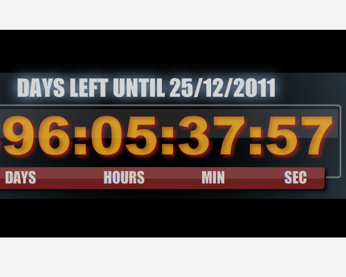 More 10 Awesome Countdown Timers to Christmas 2010 « (9) Nice Blog ...