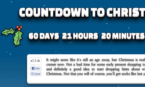 Countdown to Christmas 2012