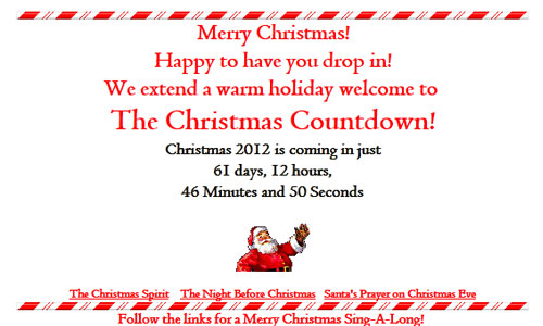 The Christmas Countdown