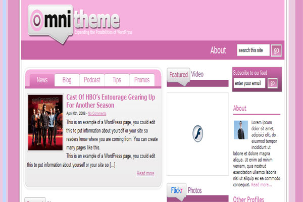 Pink Omni Theme