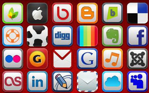 26) 57 Social and Web Icons
