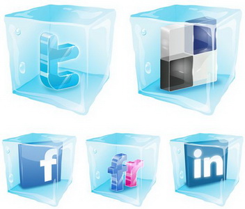 18 Social Cubes icons