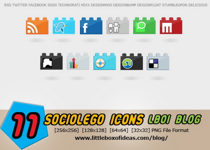 11 Socio LEGO icons