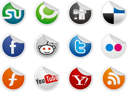 12 Socialize Icons