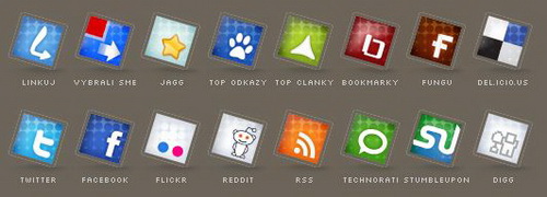 16 Social Media icons