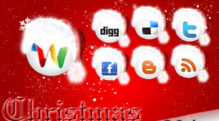 Christmas special - 30 Free Social Networking Icons