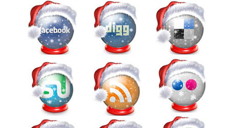 Free Holiday Social Media Icons