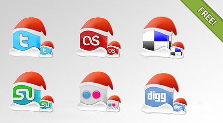 PSDFAN Exclusive Christmas Icon Set