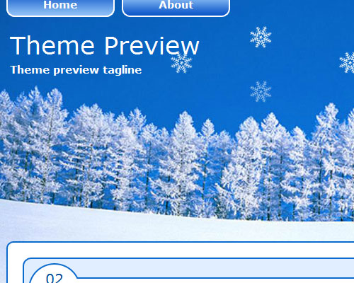 Snowflakes Theme