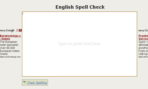 English Spell Check