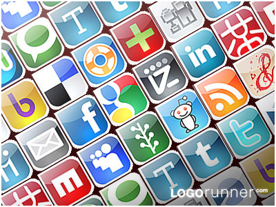 Logorunner Social Bookmarking icons
