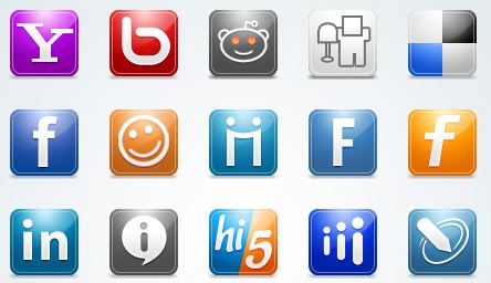 25 Free Social Networking Icons