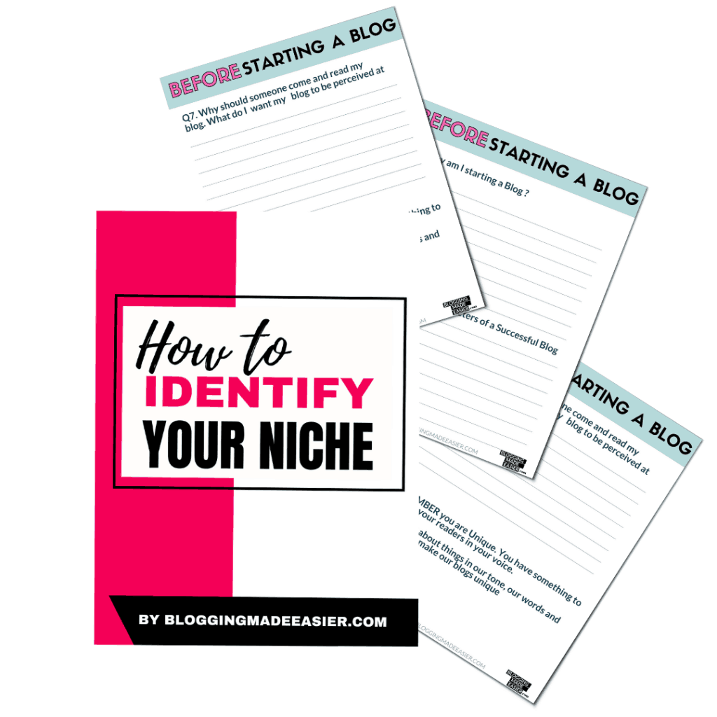 How to decide on a profitable niche workbook product mockup